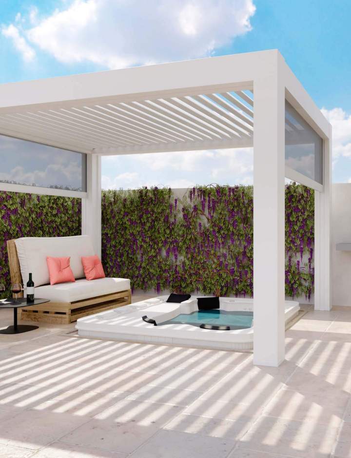 Conception et installation de pergolas durables.
