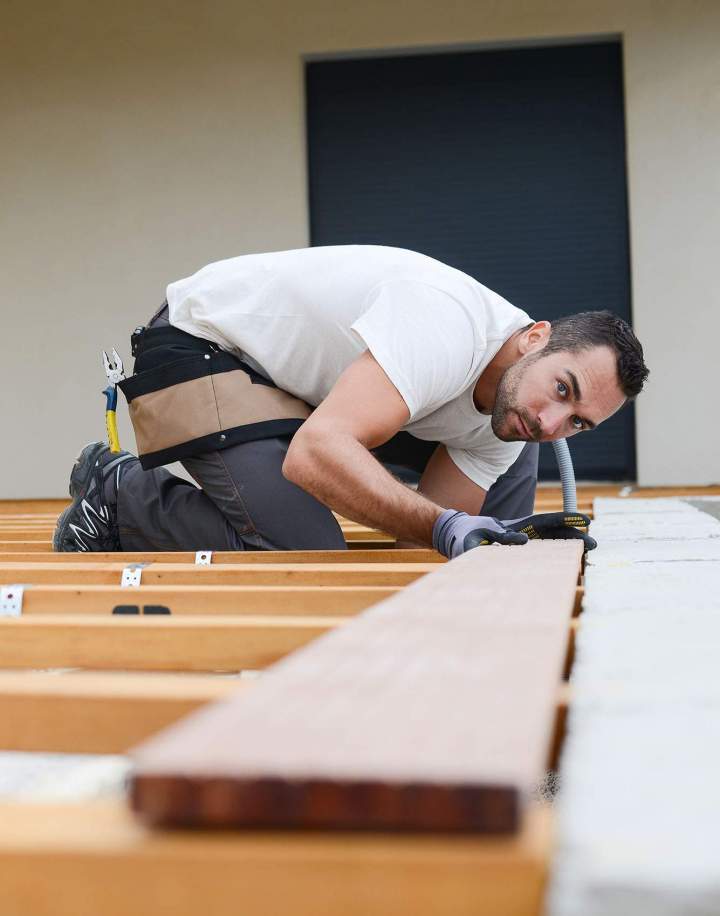 Construction de terrasse en bois Royan