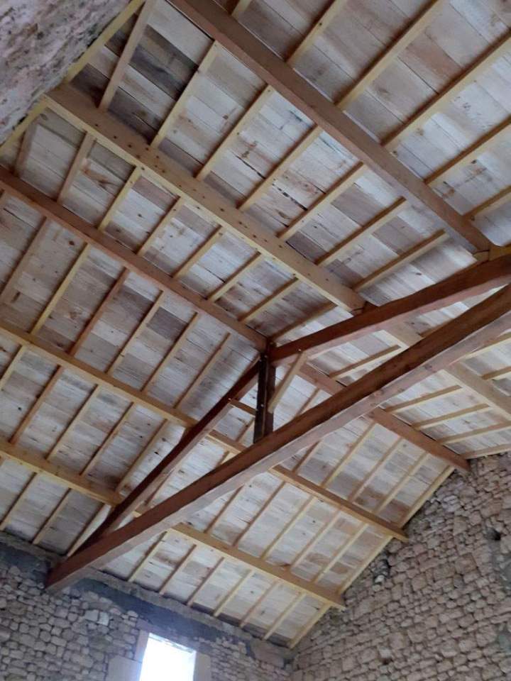 Création dune charpente bois Royan